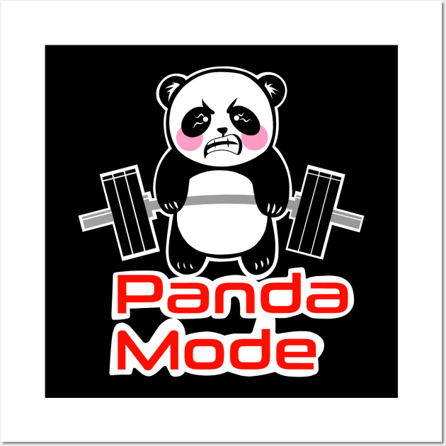 Panda Mode Wall Art by TimAddisonArt